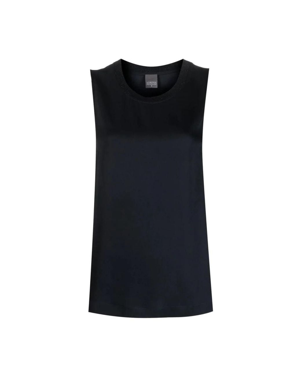 Lorena Antoniazzi Black Sleeveless Tops