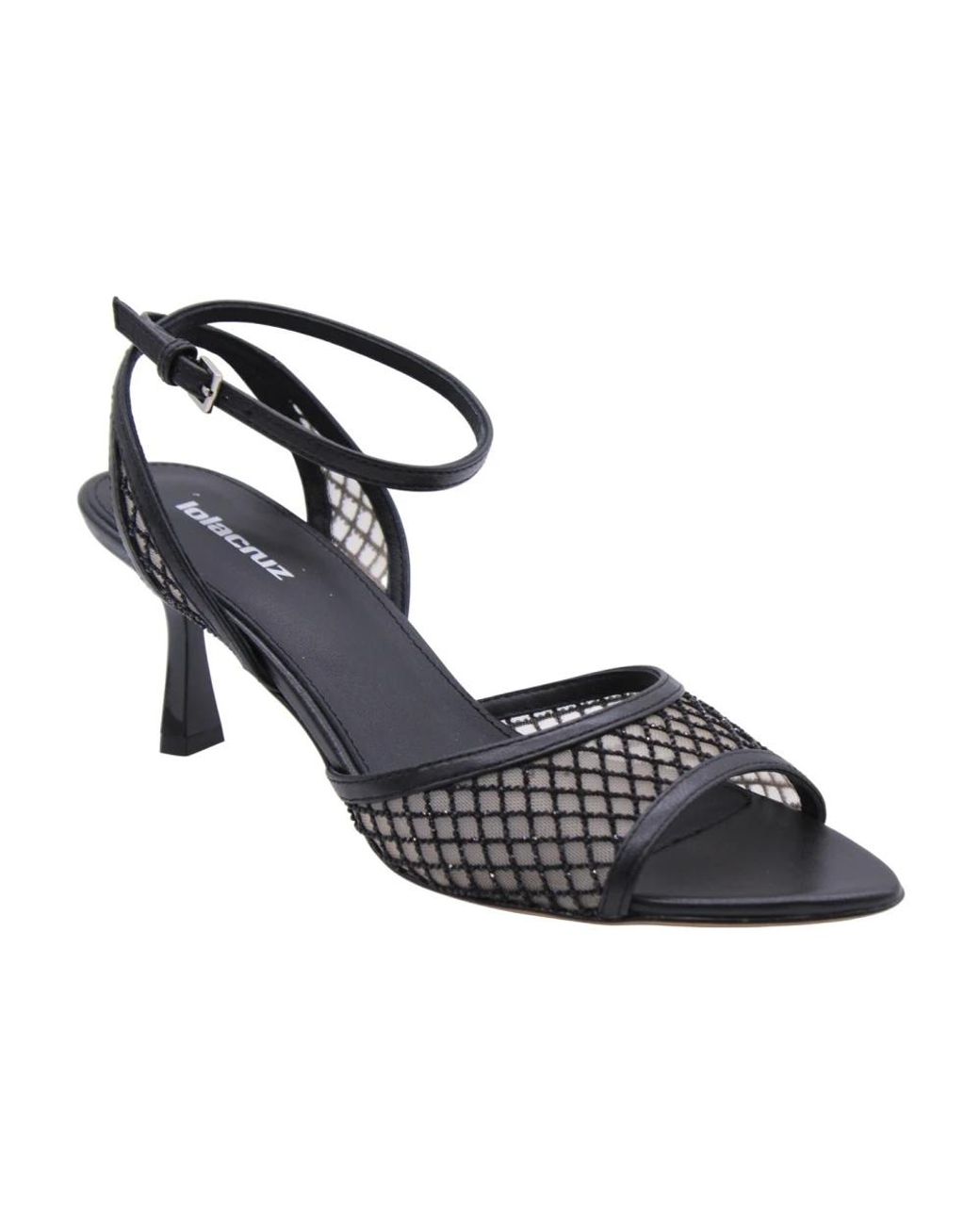 Lola Cruz Blue High Heel Sandals