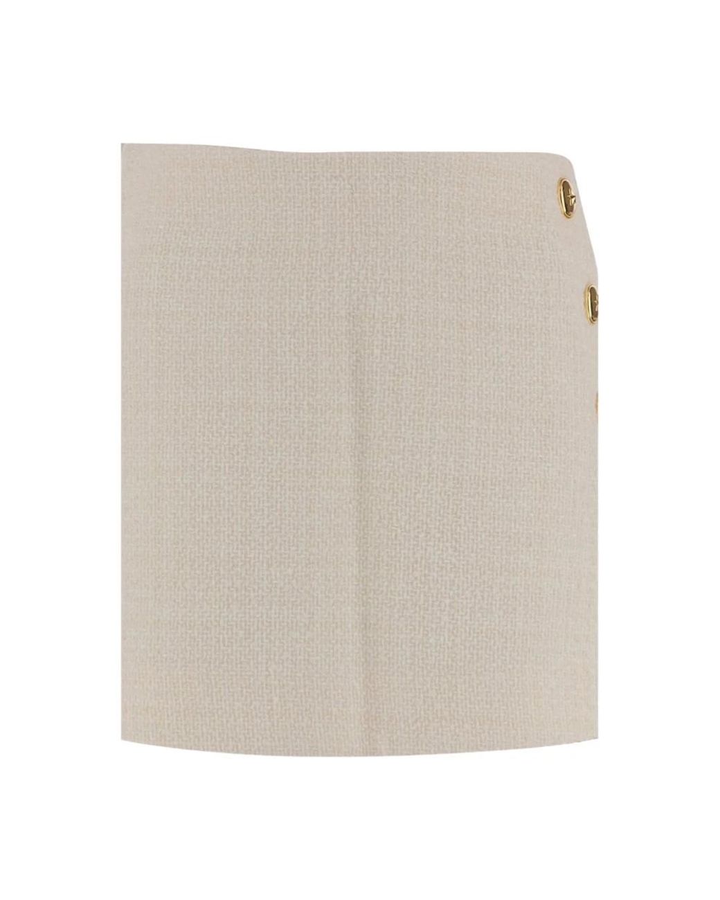 Pinko Natural Short Skirts