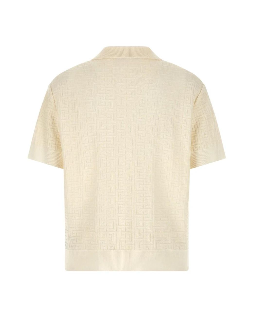 Balmain Natural Polo Shirts for men
