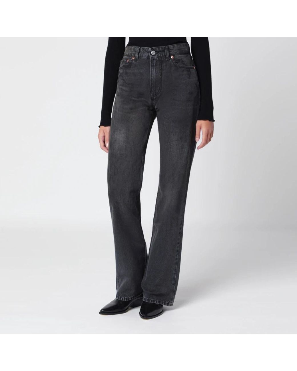 Our Legacy Black Straight Fit Jeans
