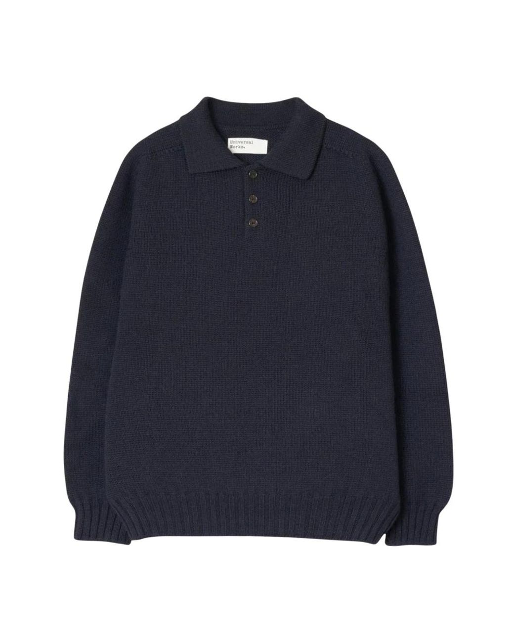 Universal Works Blue Polo Shirts for men