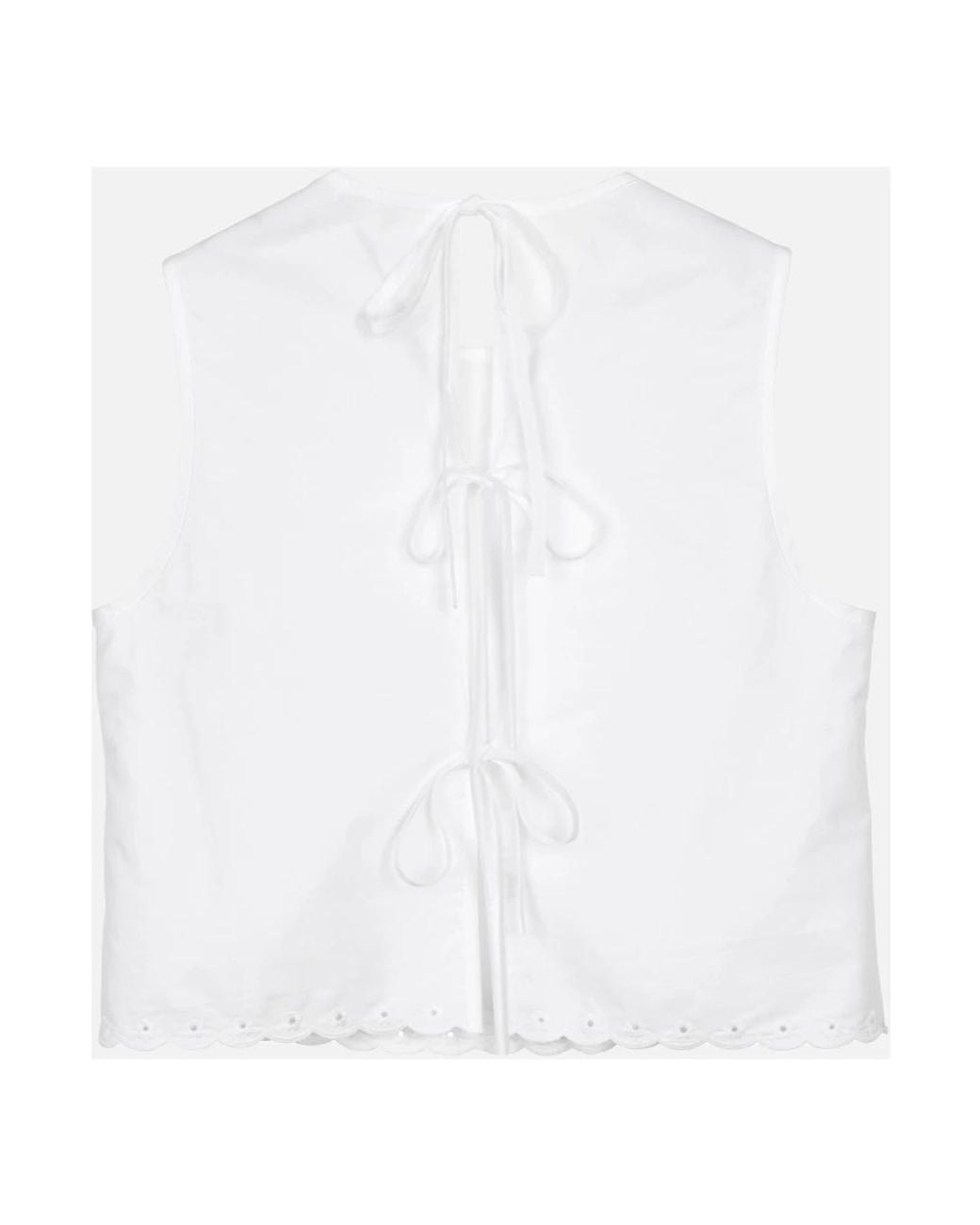 CECILIE BAHNSEN White Blouses