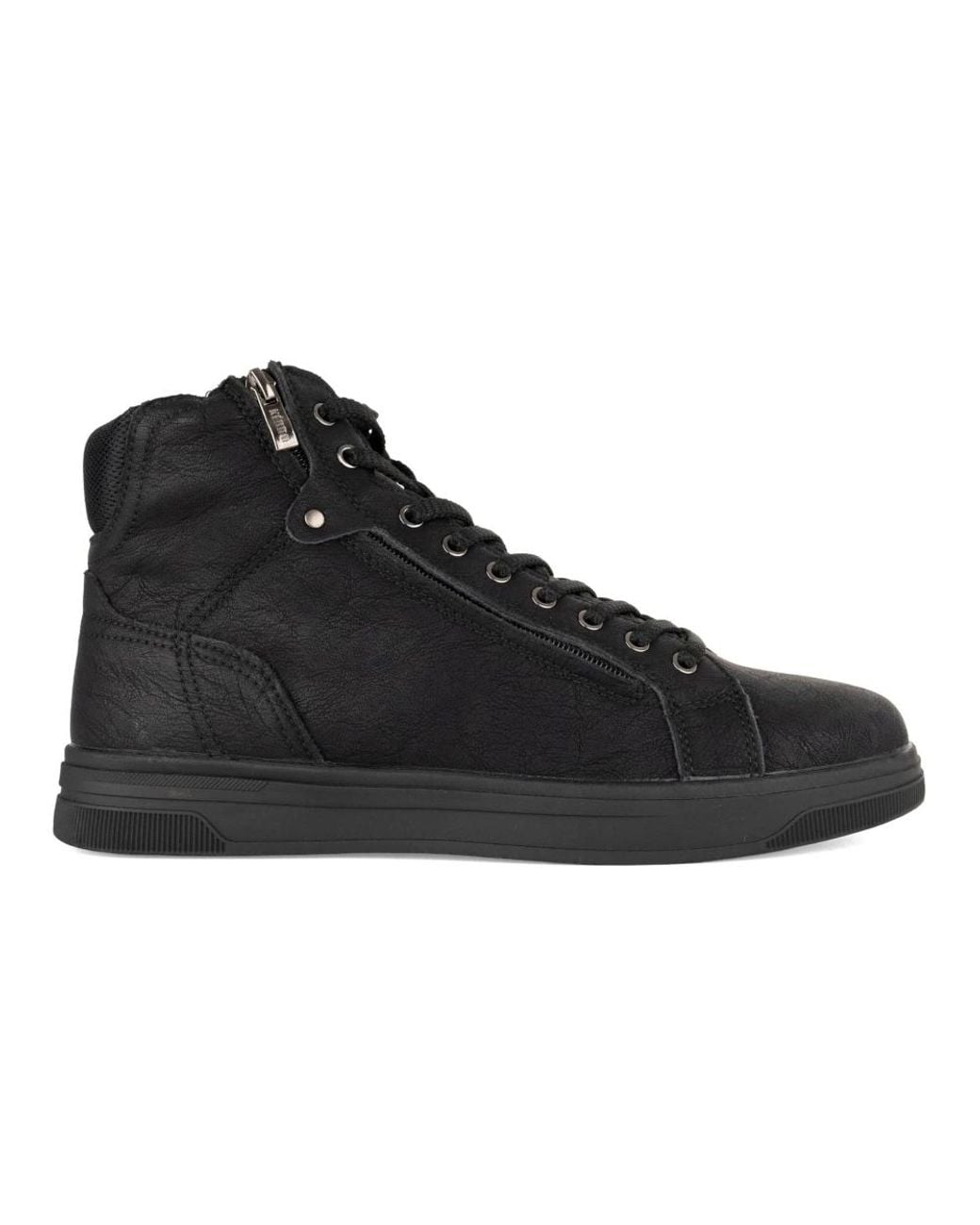 Keddo Black Lace-Up Boots for men