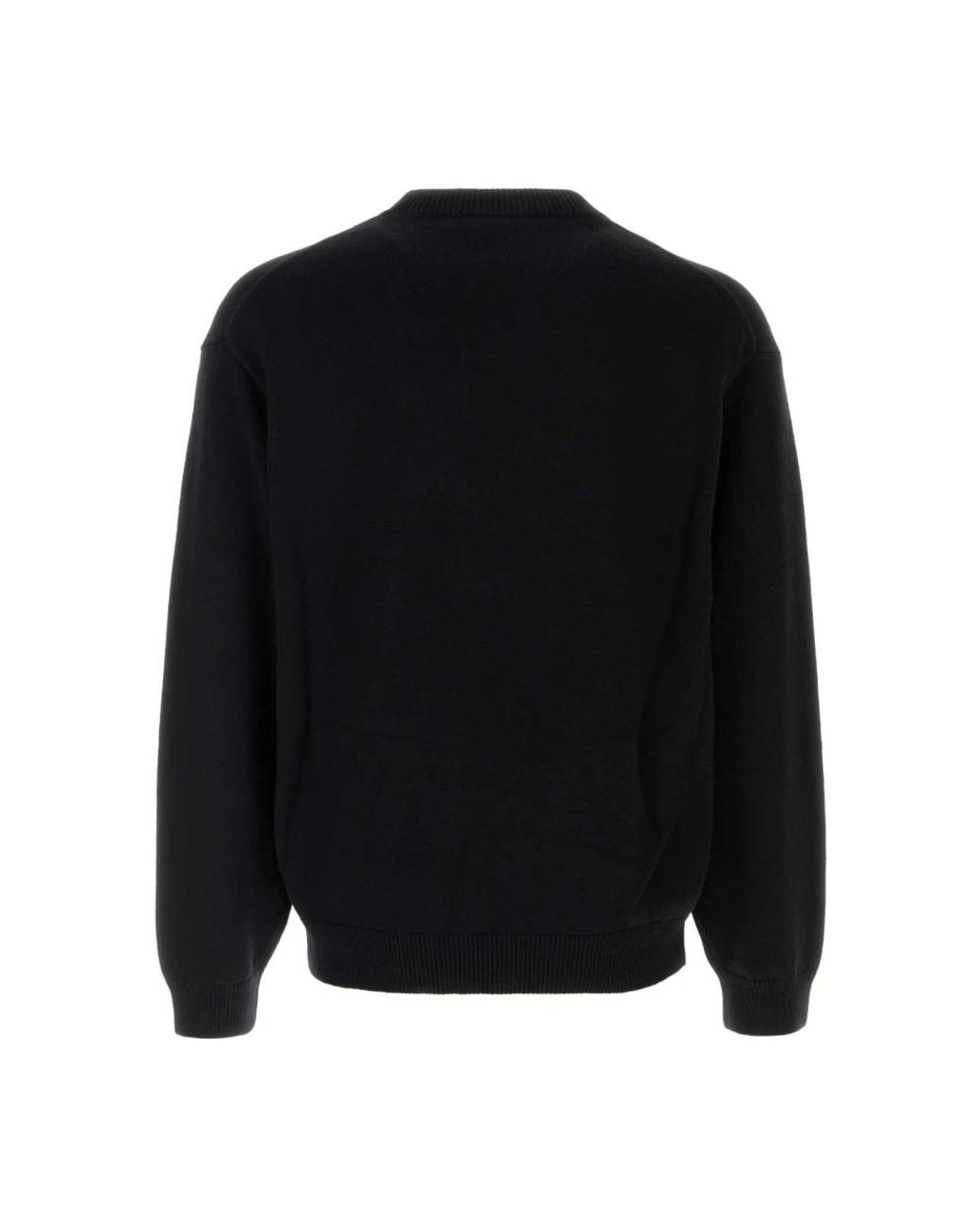 KENZO Black Round-Neck Knitwear for men