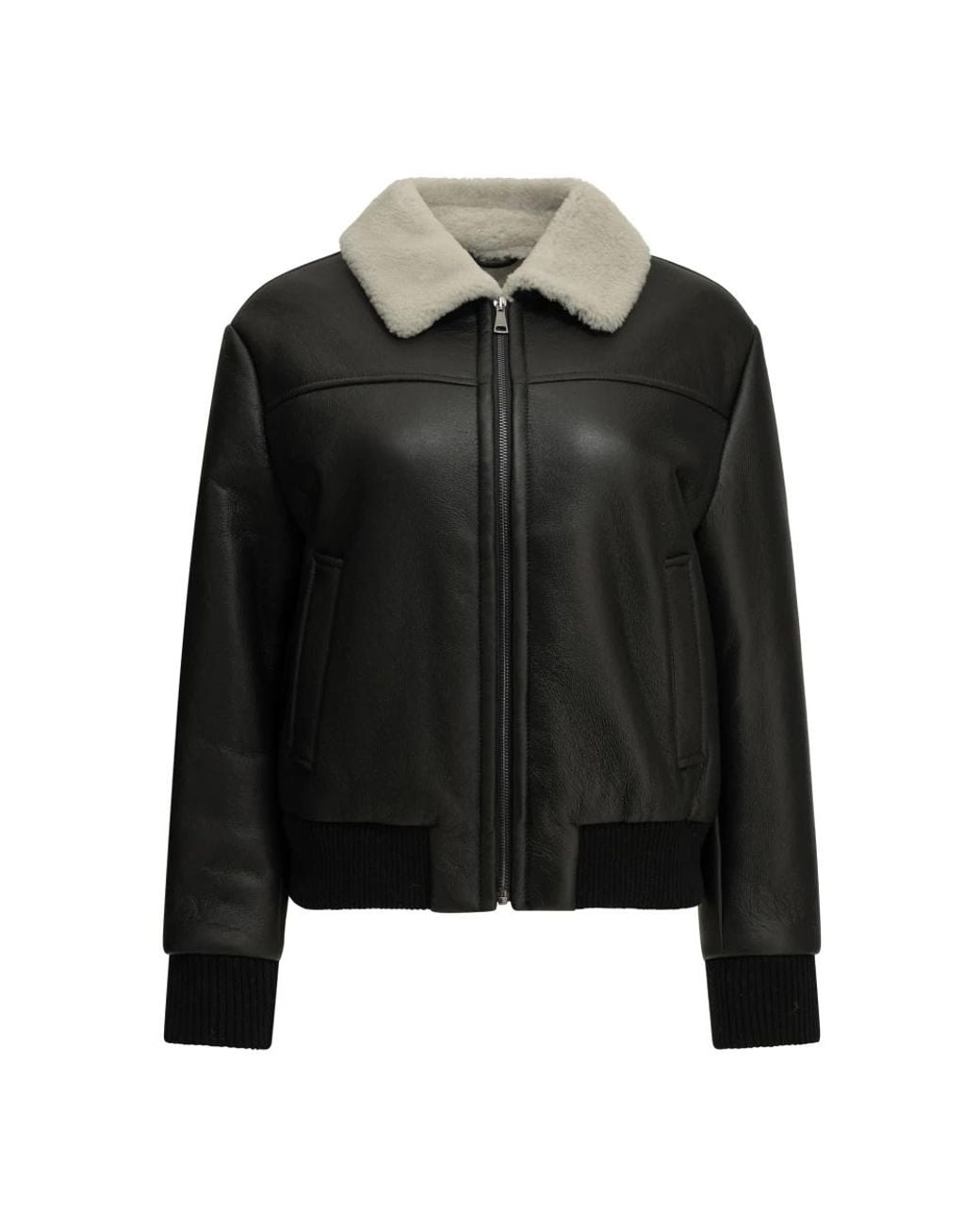 Semler Shearling Jack in het Black