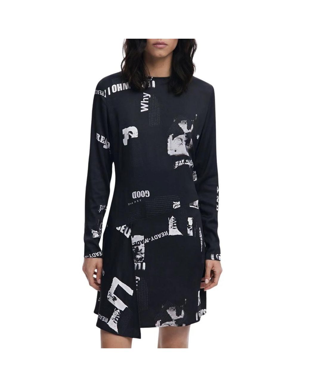 Desigual Black Short Dresses