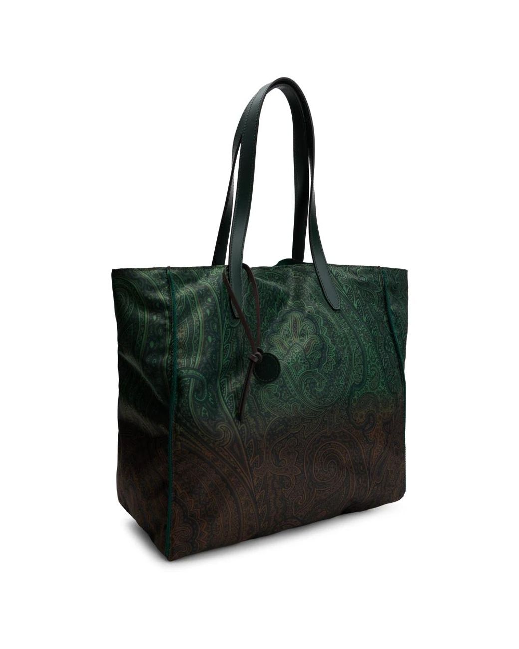 Etro Green Shopping Bags