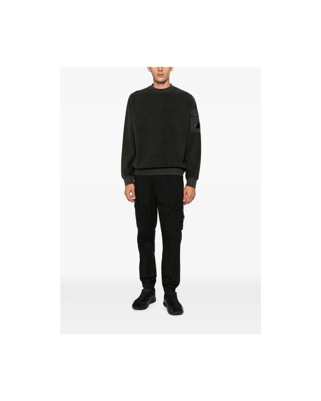 C P Company Black Sweatshirts for men