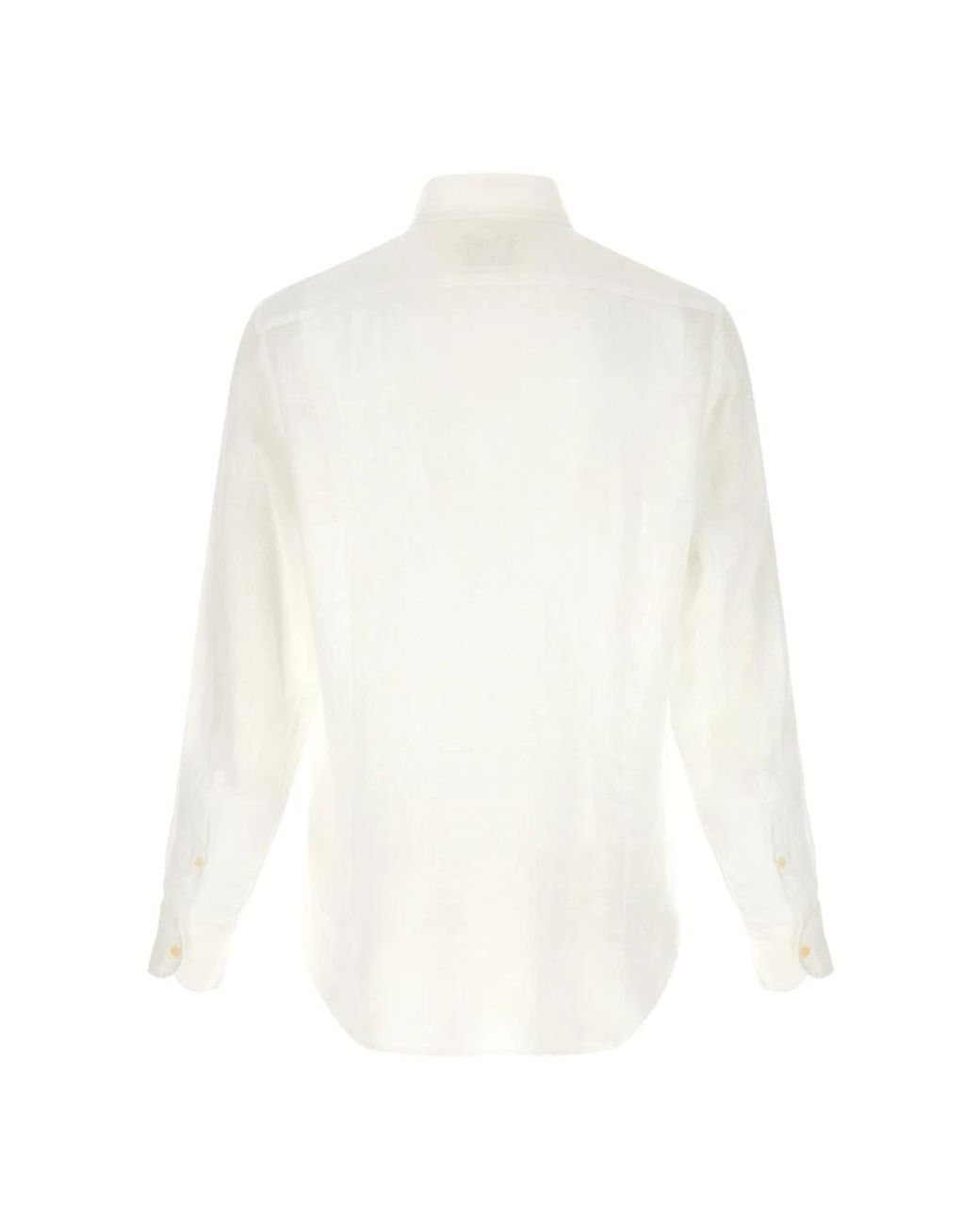 Mc2 Saint Barth Pamplona Leinenhemd in White für Herren