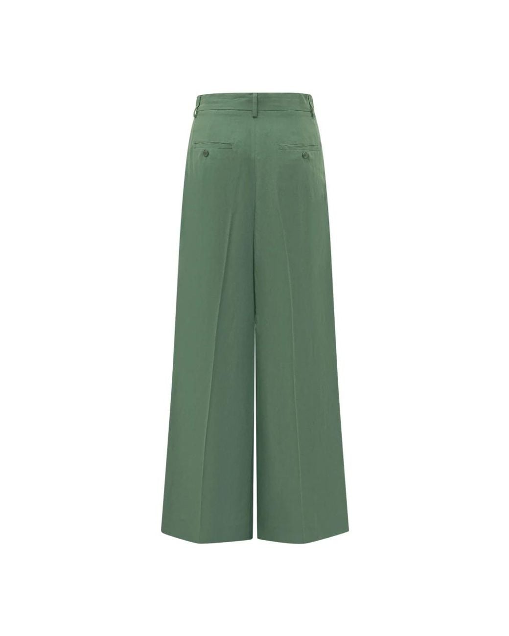 Weekend by Maxmara Green Wide Trousers