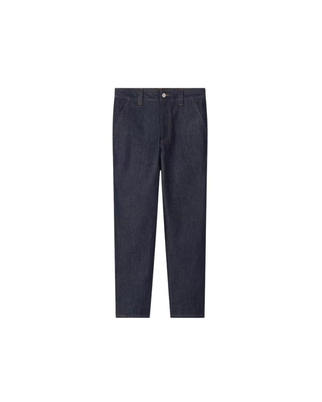 A.P.C. Blue Straight Fit Jeans for men