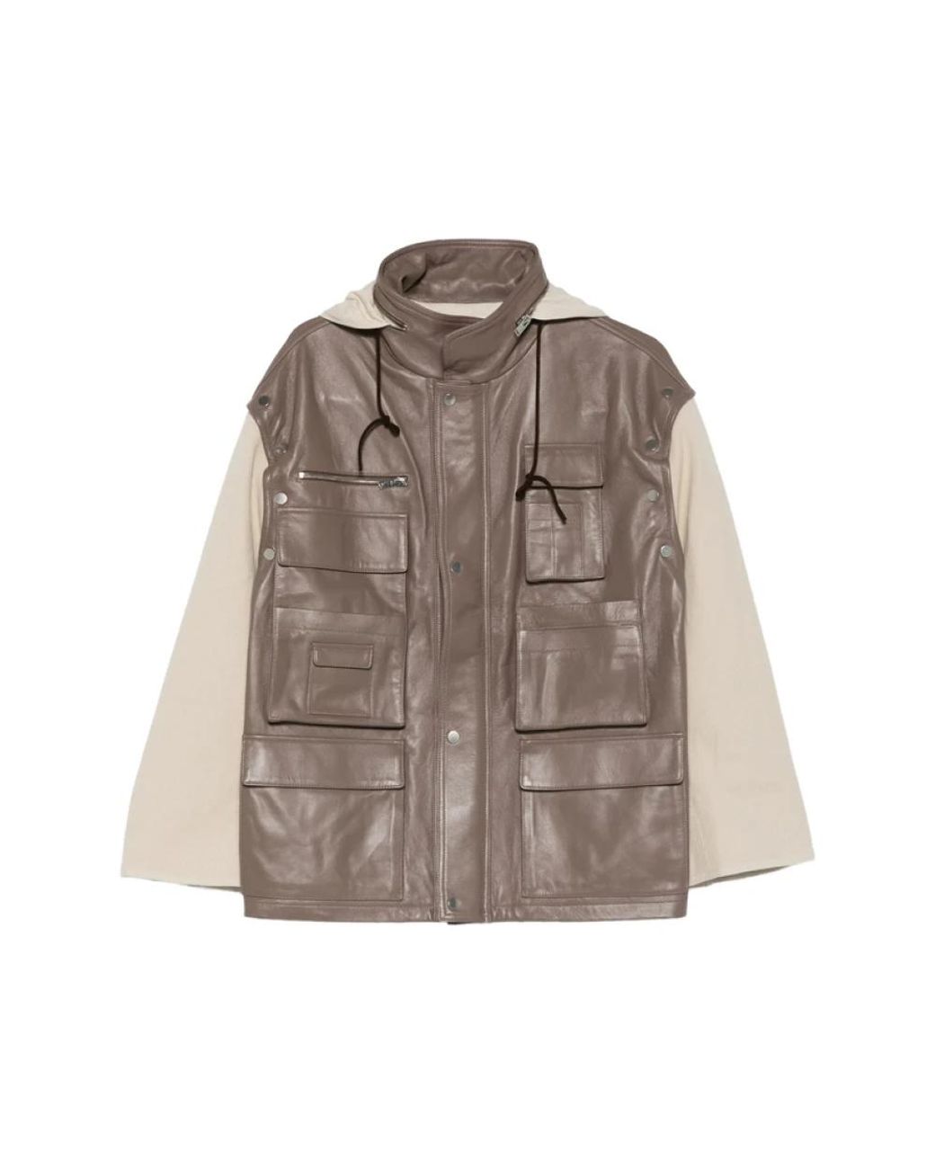 Leather Jackets Niccolò Pasqualetti de color Brown