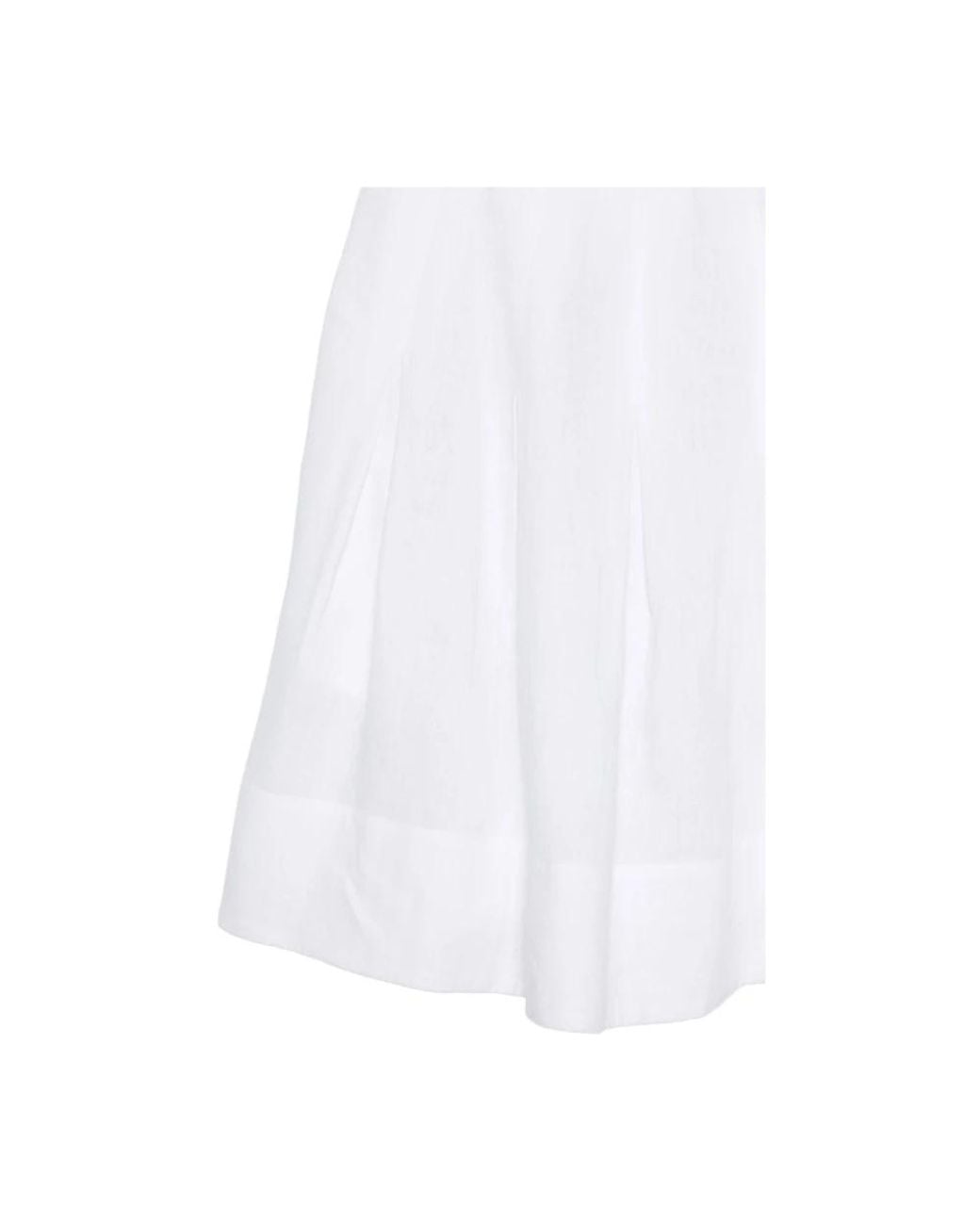 Short Dresses Eleventy de color White