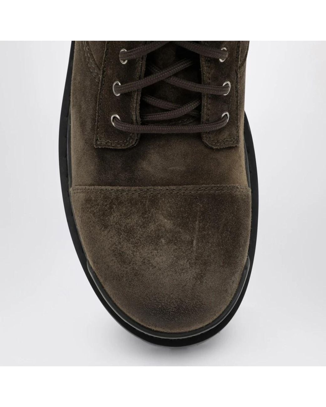 Balenciaga Brown Lace-Up Boots for men