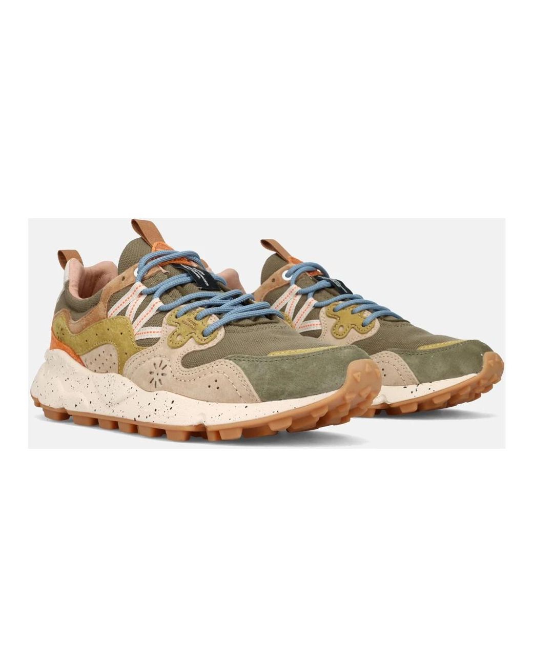 Flower Mountain Brown Sneakers for men