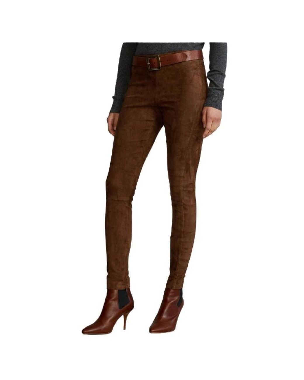 Polo Ralph Lauren Brown Skinny Trousers