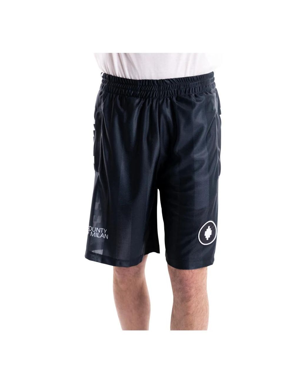 Marcelo Burlon Training Shorts in het Blue voor heren