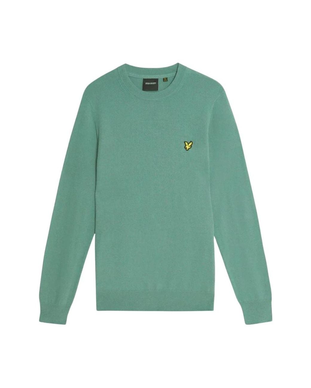 Lyle & Scott Green Round-Neck Knitwear for men