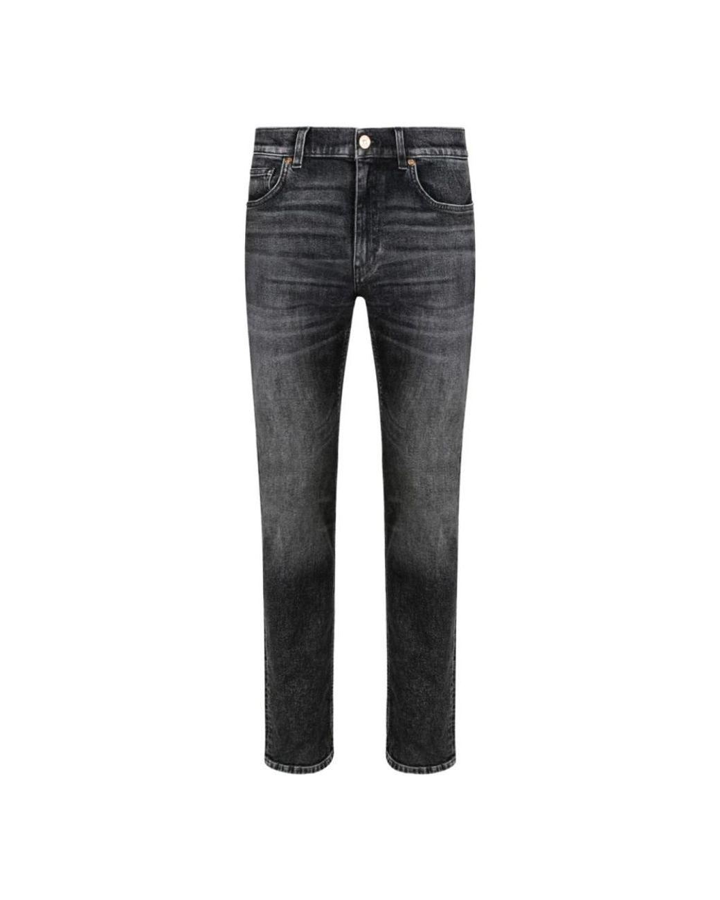 Versace Gray Slim Fit Jeans for men