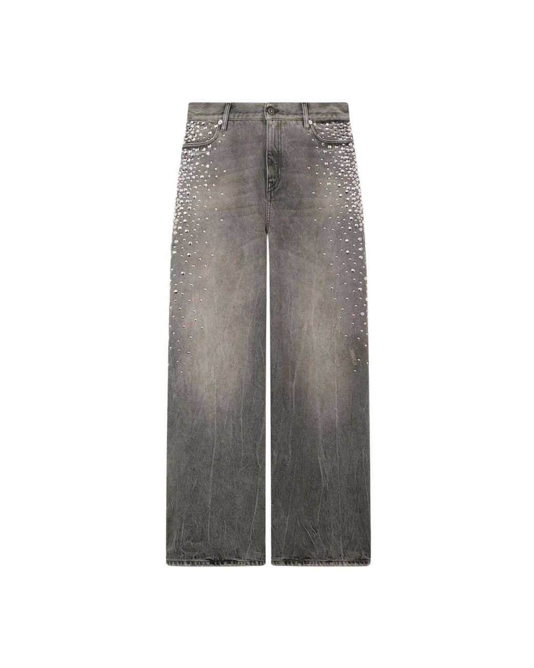 Golden Goose Deluxe Brand Gray Loose Fit Jeans