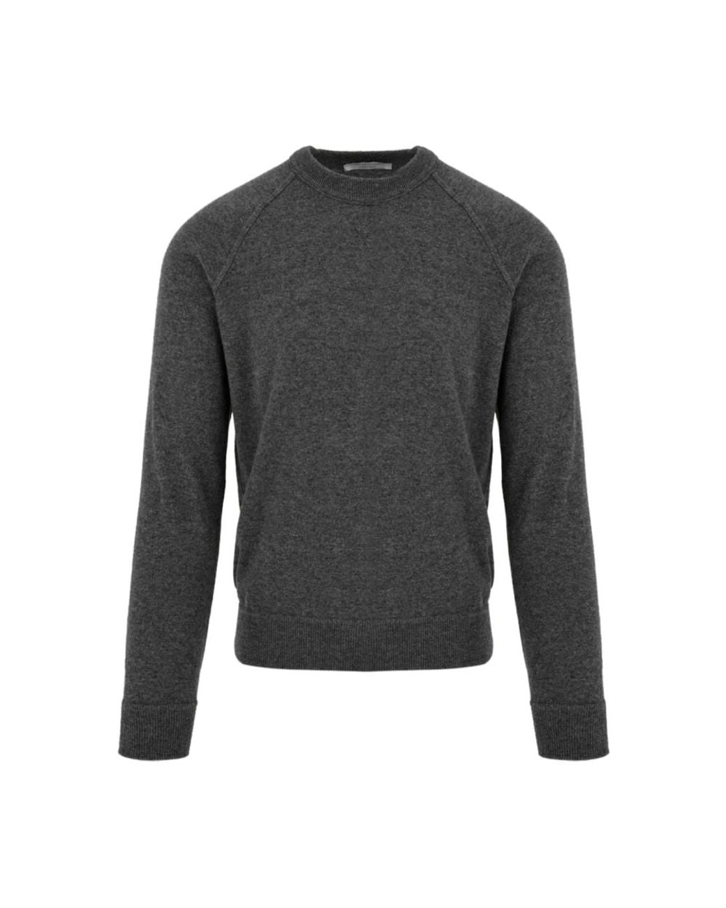 FILIPPO DE LAURENTIIS Gray Round-Neck Knitwear for men