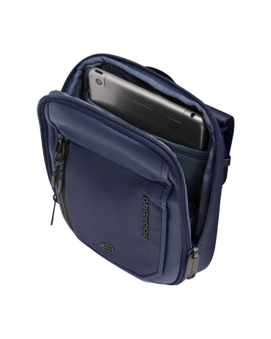 Piquadro Blue Cross Body Messenger for men