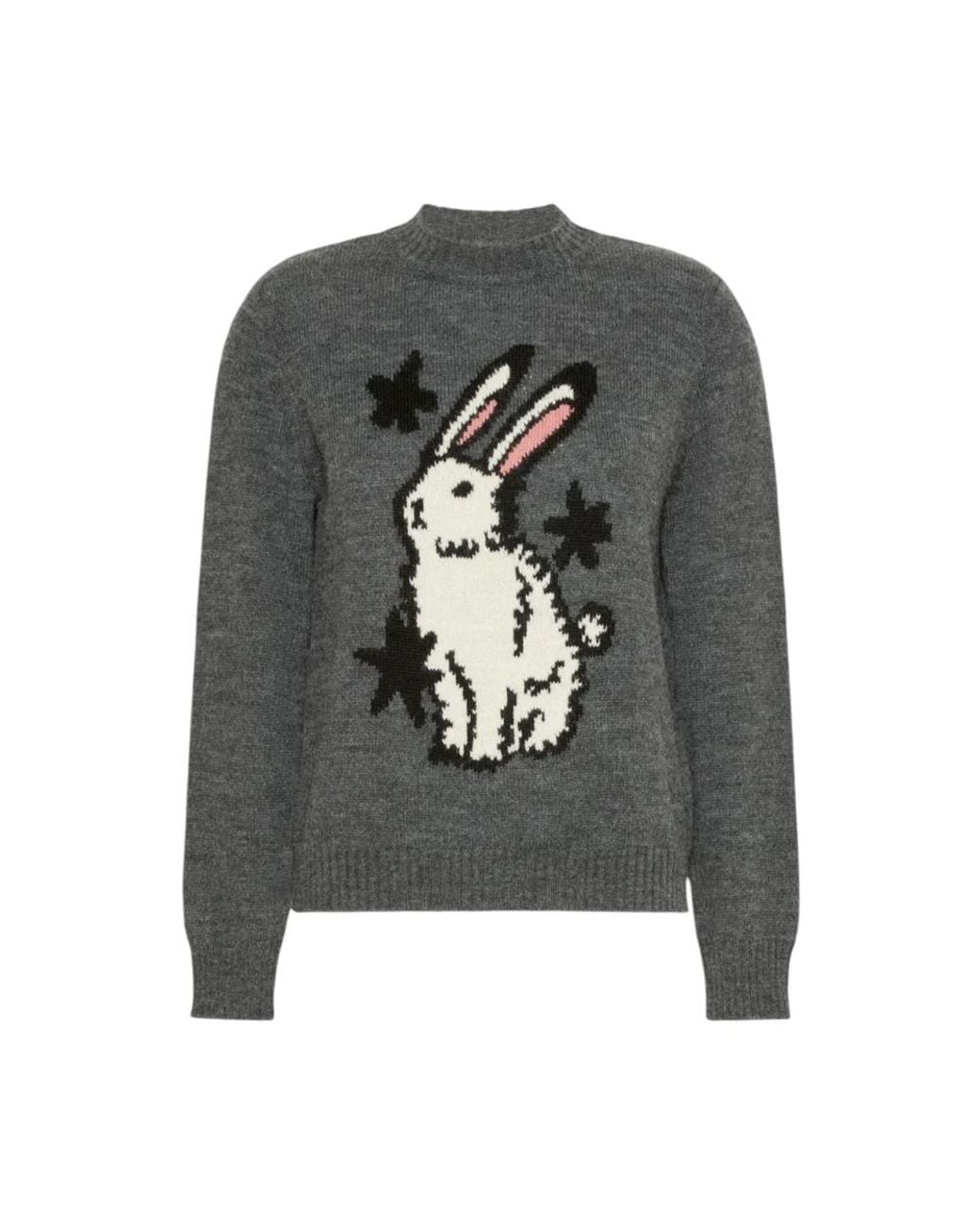 Weekend by Maxmara Gray Round-Neck Knitwear