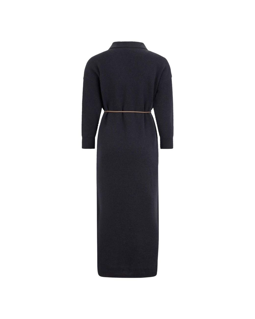Peserico Blue Knitted Dresses