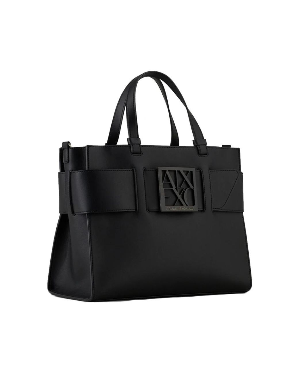 ARMANI EXCHANGE Black Shopping Bags