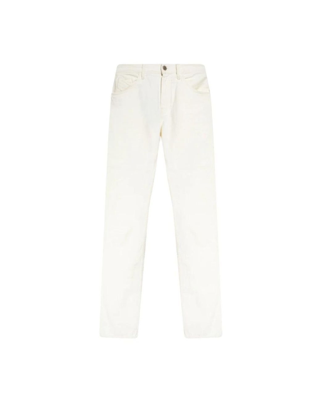 The Attico White Straight Fit Jeans