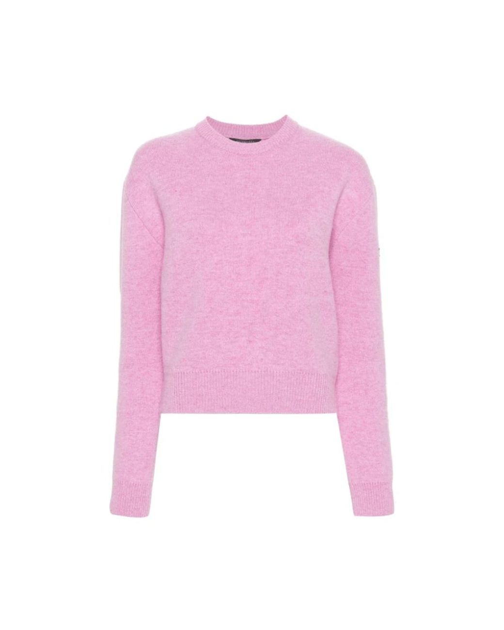 Balenciaga Pink Round-Neck Knitwear
