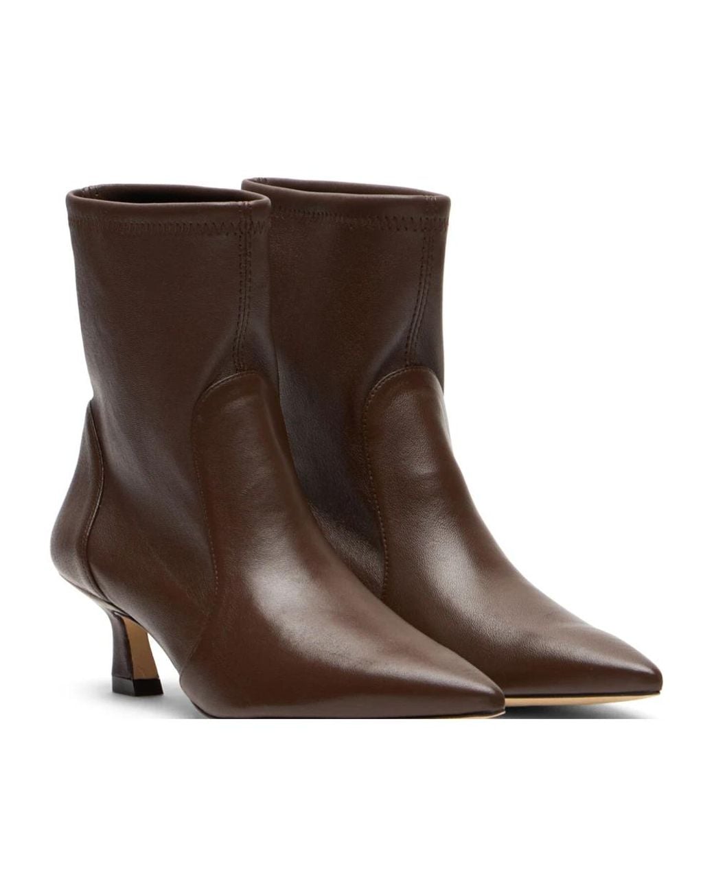 Stuart Weitzman Brown Heeled Boots