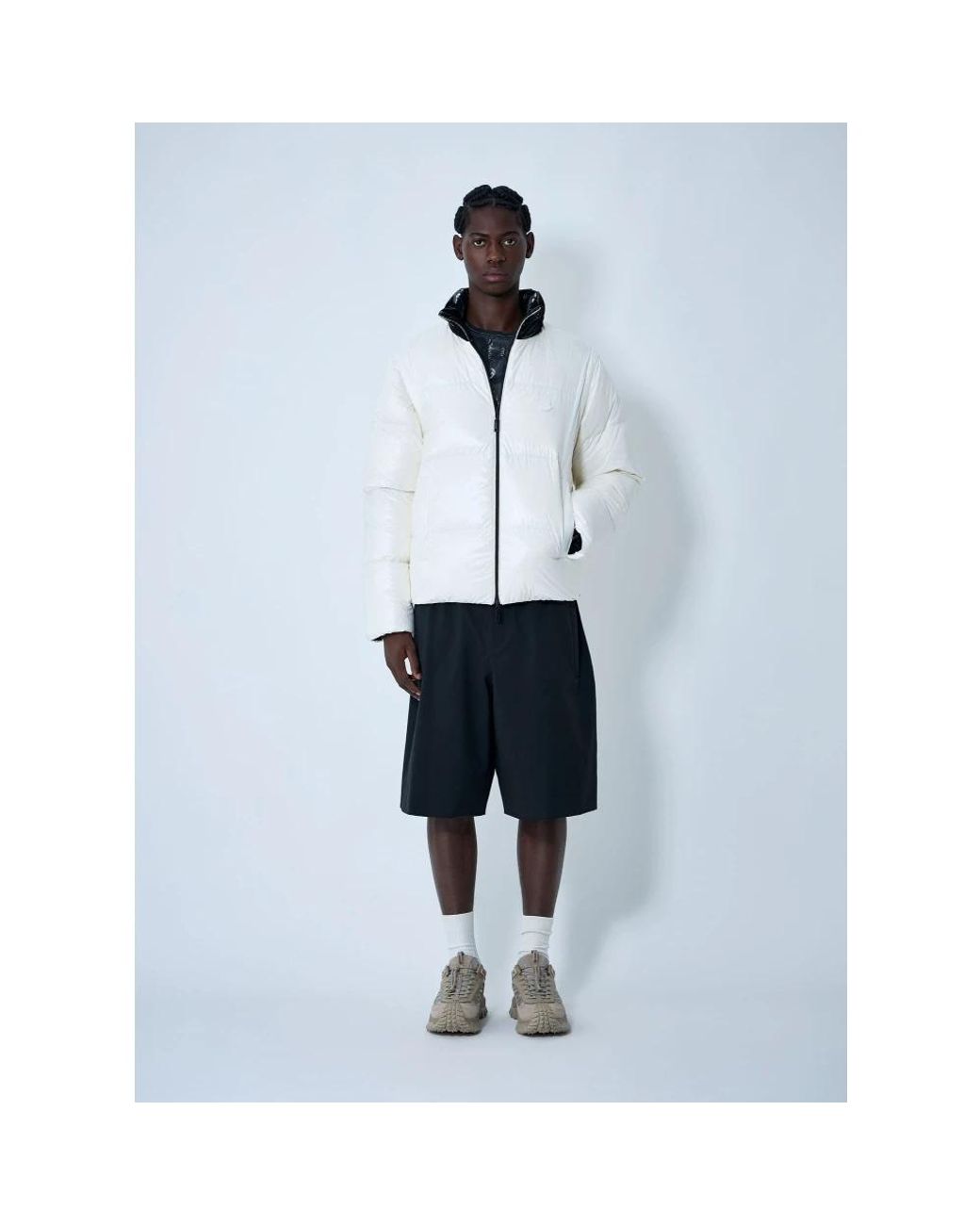 Moncler Blue Down Jackets for men