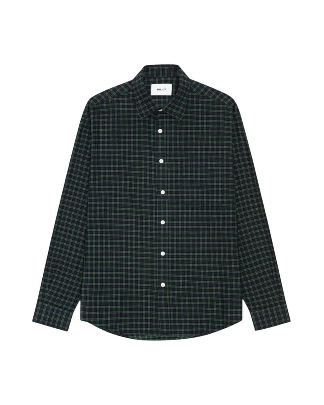 NN07 Green Casual Shirts for men