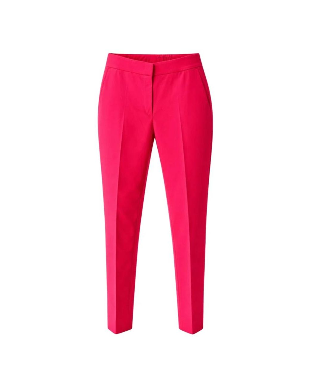 Clips Red Slim-Fit Trousers