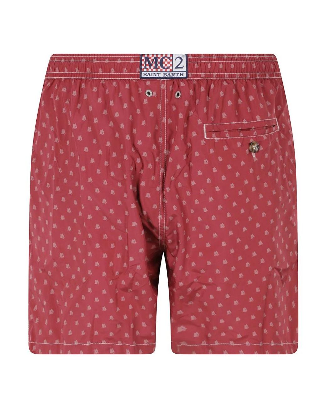 Mc2 Saint Barth Red Beachwear for men