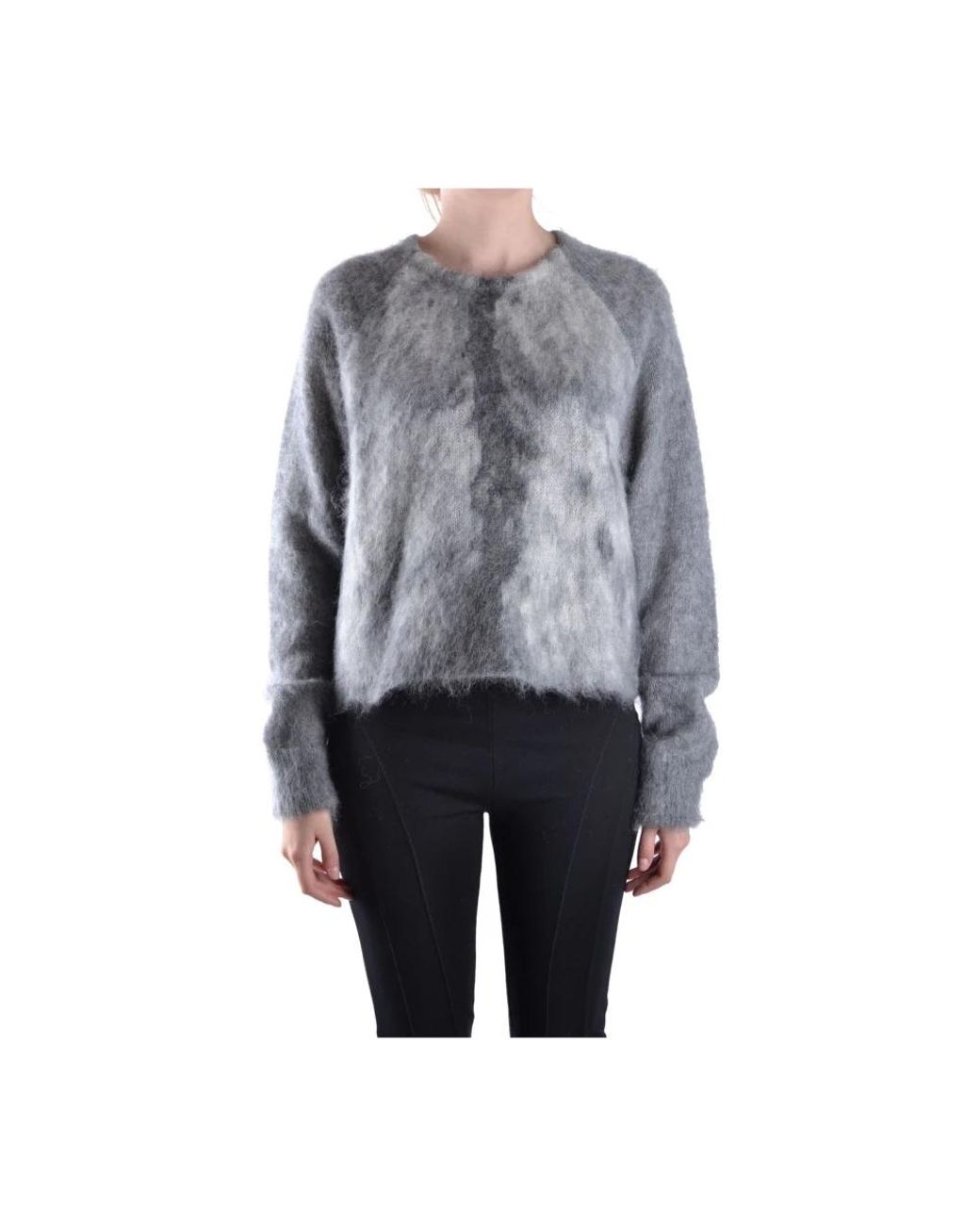 Alexander Wang Gray Round-Neck Knitwear