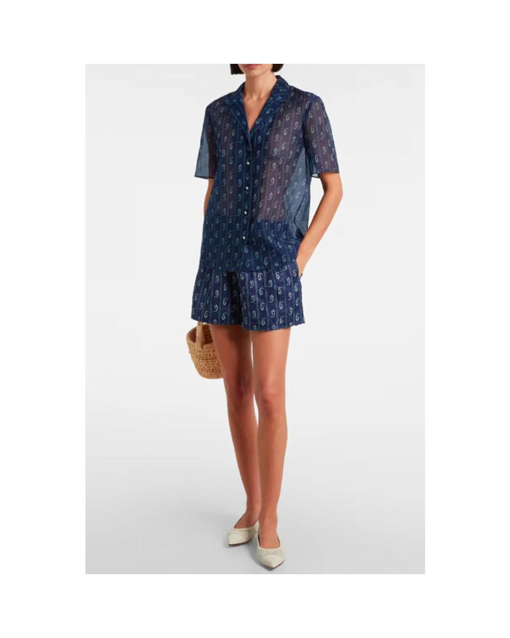 Tory Burch Blue Shirts