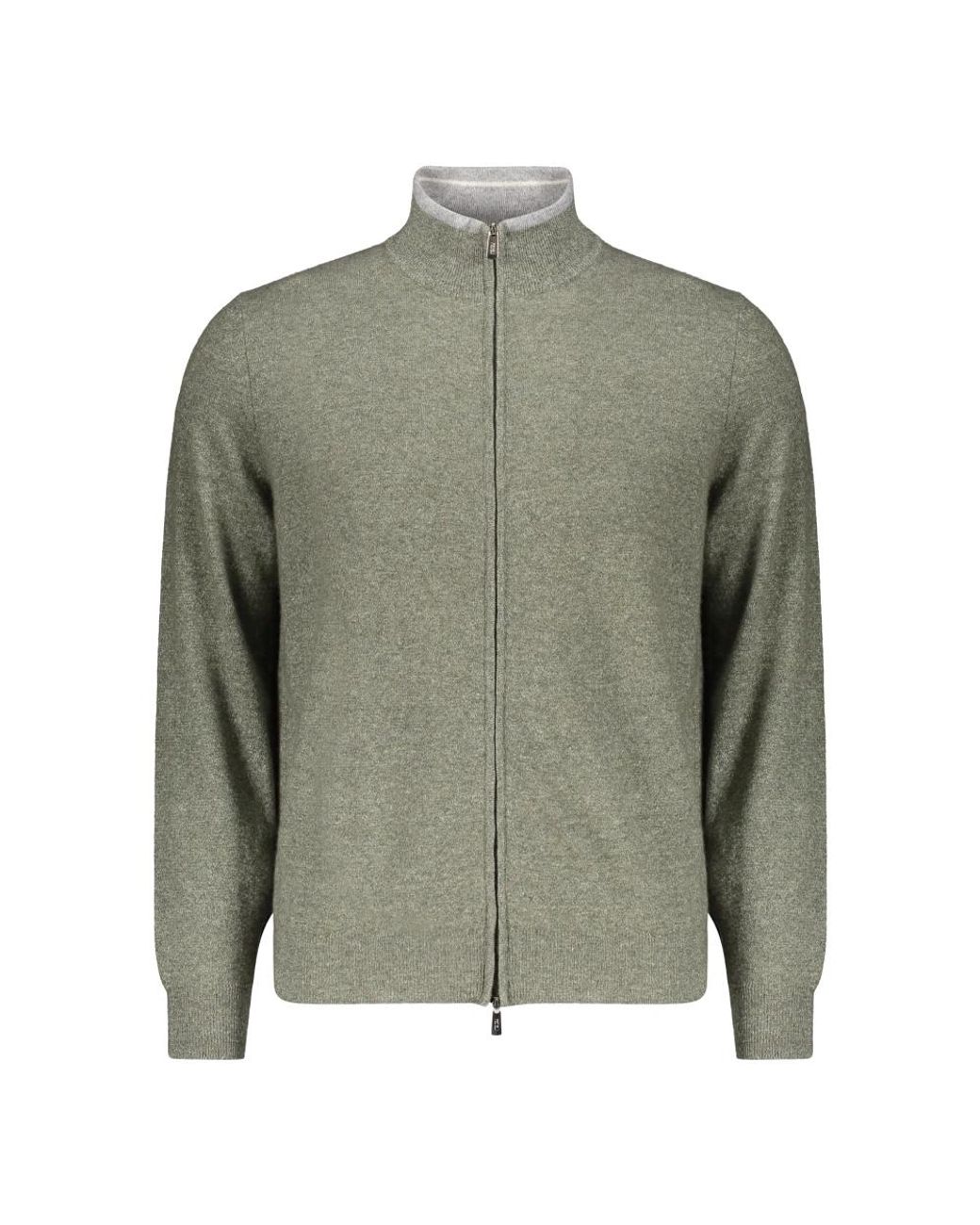 Fedeli Green Cashmere Knitwear for men
