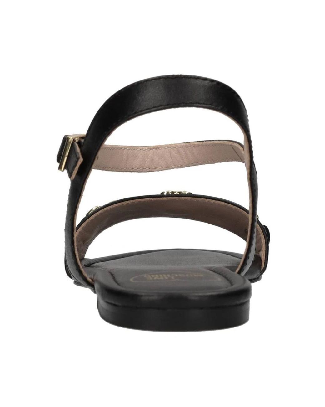 Love Moschino Black Flat Sandals