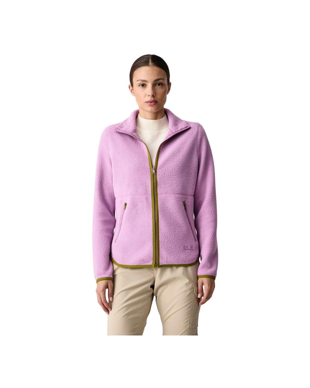 Fleece Jackets Jack Wolfskin de color Purple