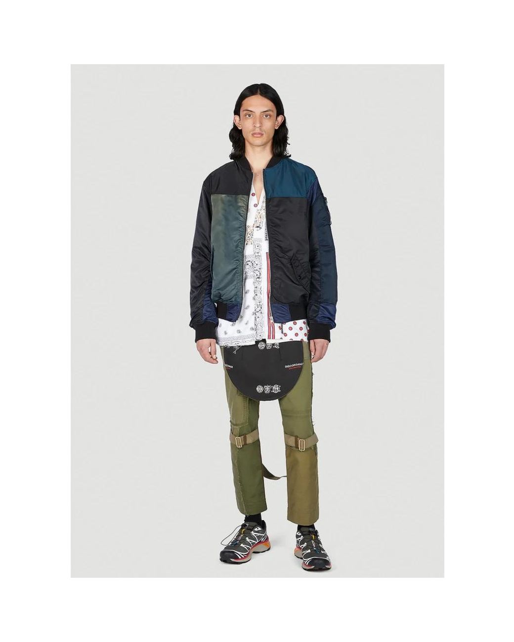 Children of the discordance Green Cropped Trousers for men