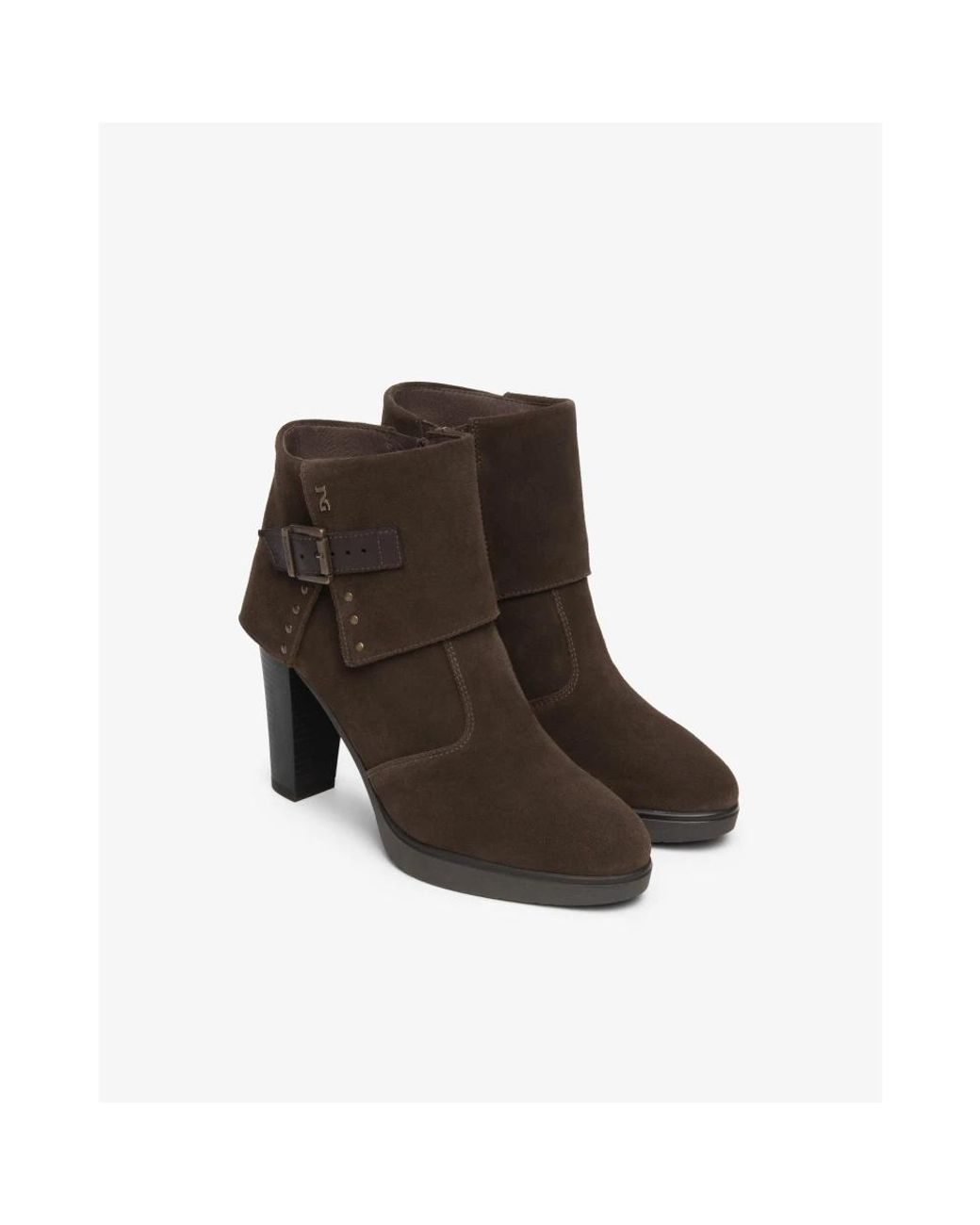 Nero Giardini Brown Heeled Boots
