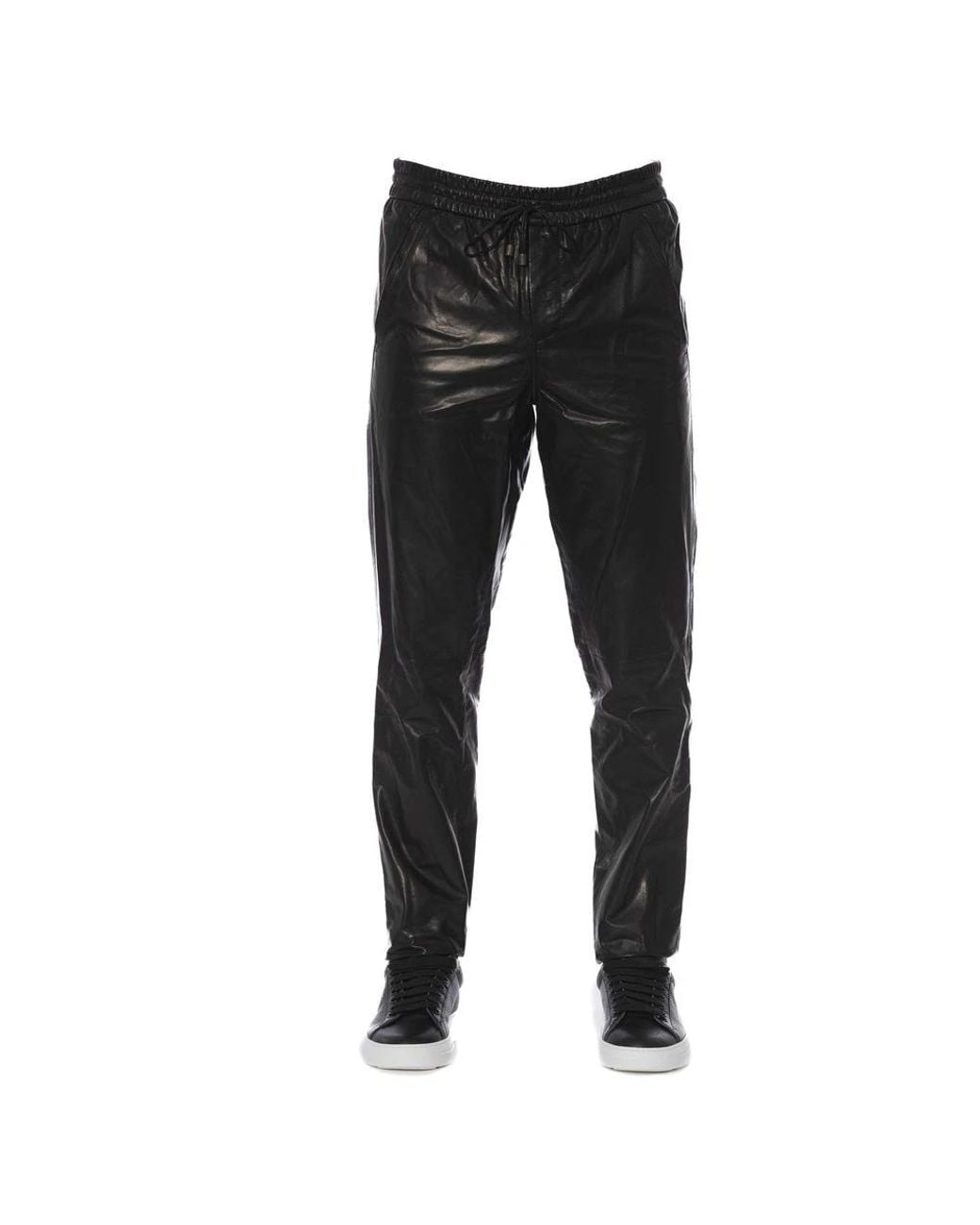 Trussardi Black Slim-Fit Trousers for men