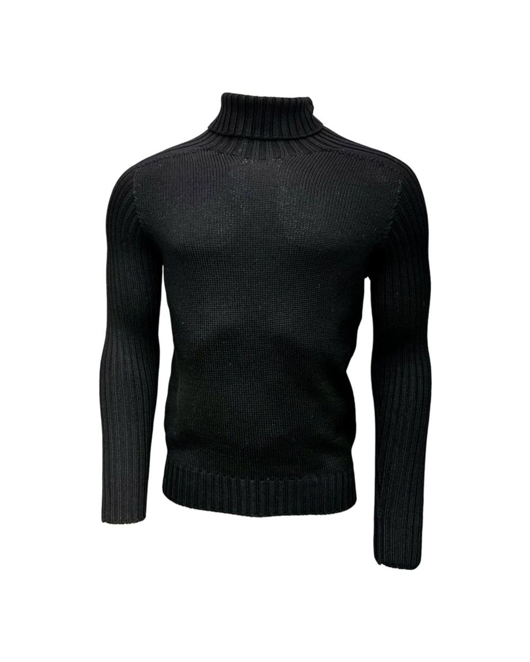 Gran Sasso Black Turtlenecks for men