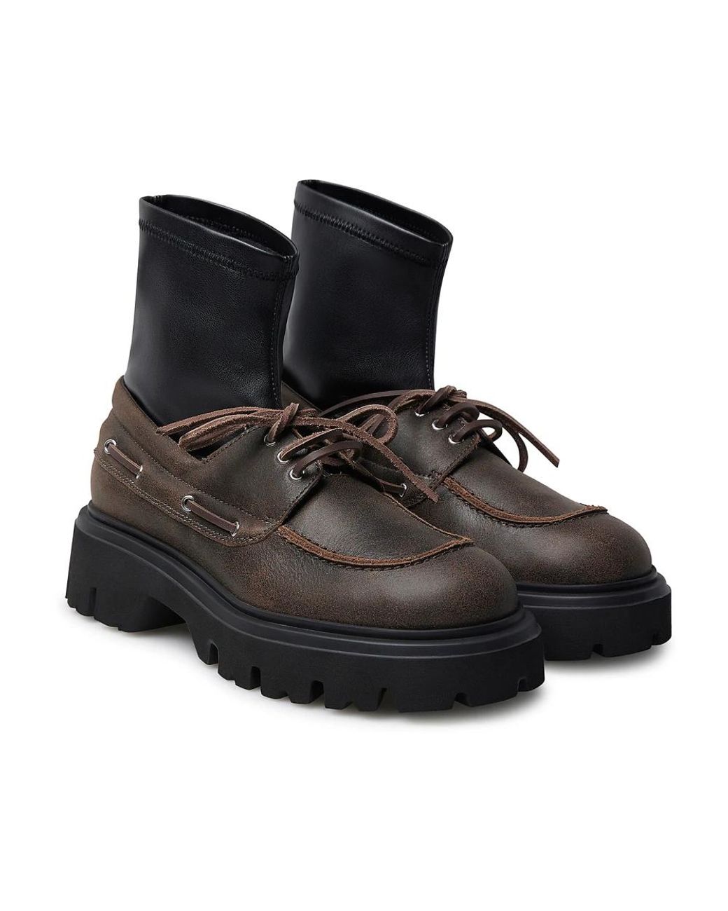 Loriblu Black Stretched Leather Loafer