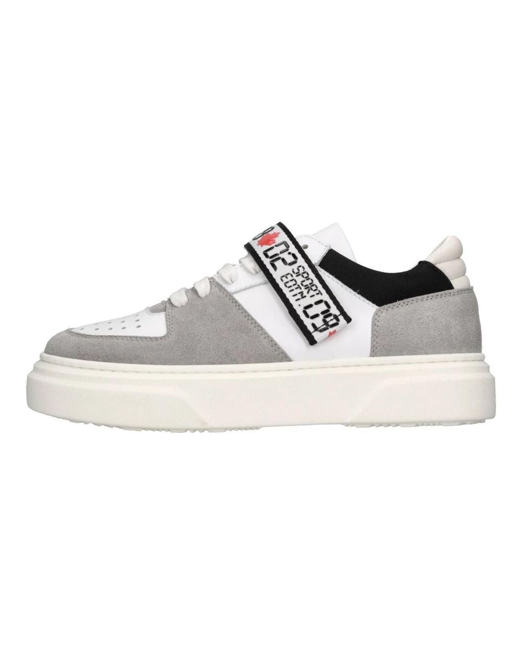 DSquared² Schoenen ,Veelkleurig ,Leer Sneakers Multi Colour in het White