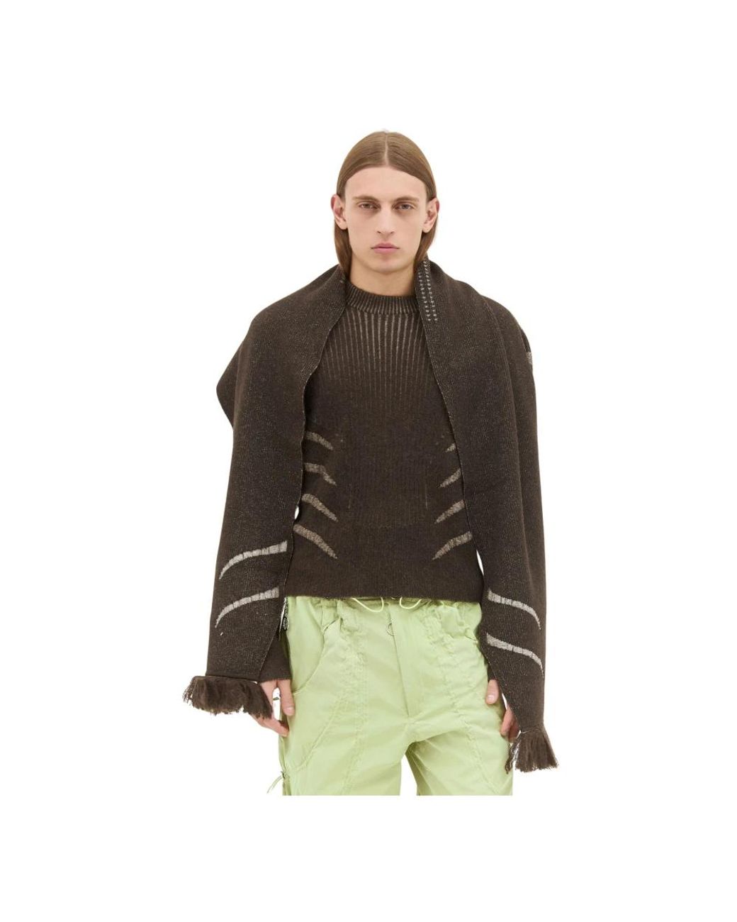Charlie Constantinou Brown Round-Neck Knitwear for men
