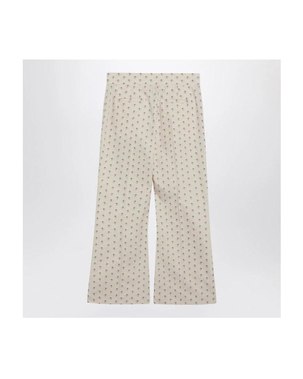 Valentino Gray Wide Trousers